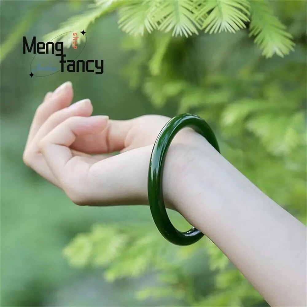 Natural Jade bangle - Picture 2 of 4